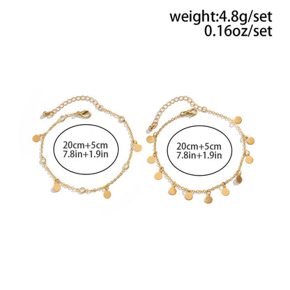 Summer Beach Layer Chain Foot Jewelry