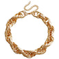 Street Fashionable Color Stitching Simple Female Exaggerated Single Layer Necklaces