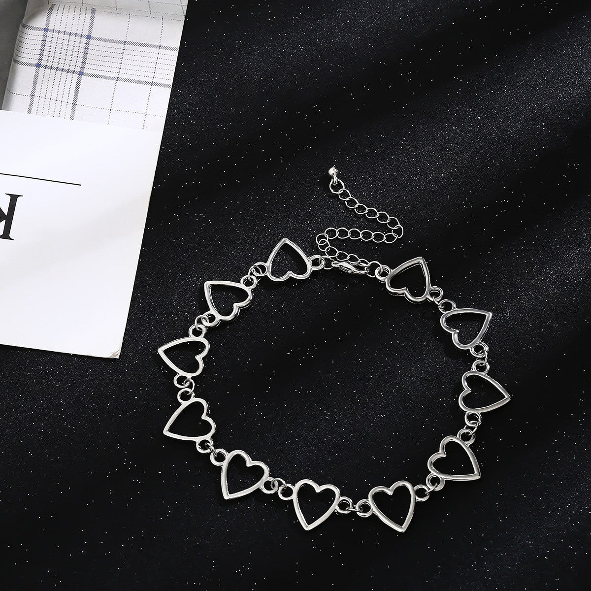 Sweetness Heart Love Chain Heart Chain Necklace