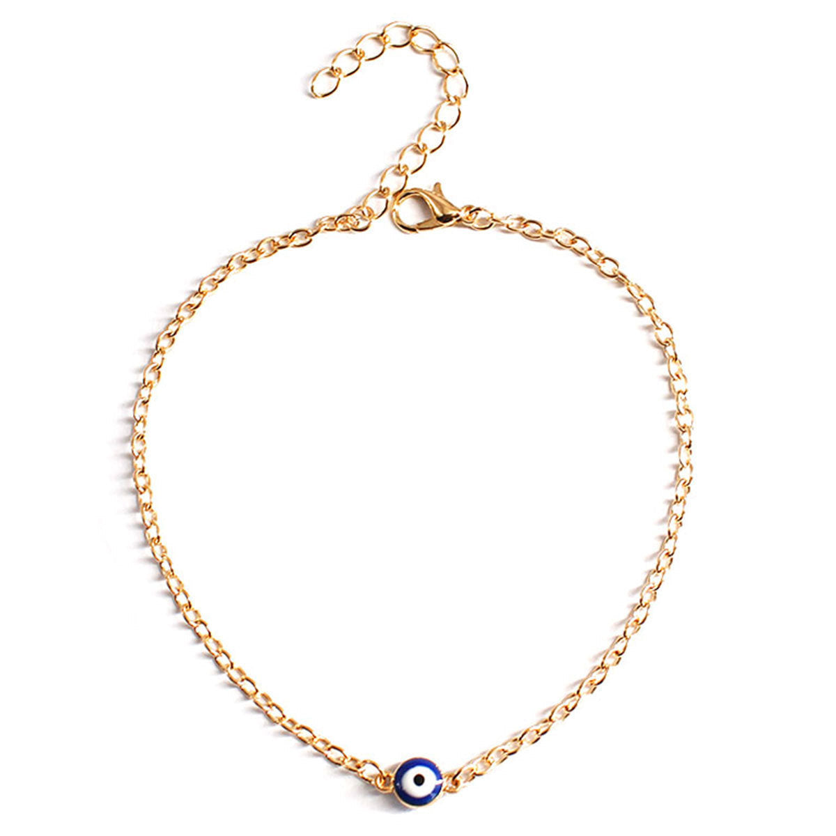 Evil Blue Eye Chain Bracelet