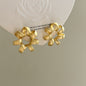 Twist Flower Hollow Stars Stud Earrings