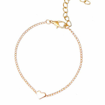 Heart Shaped Charm Bracelet for Women