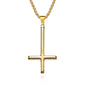 Titanium Steel Inverse Cross St. Peter Pendants