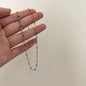 Shell String Choker Necklace