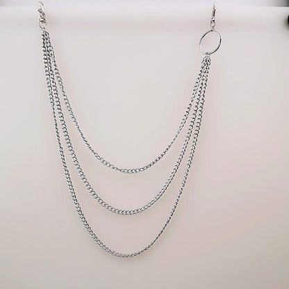 Punk Rock Style Metal Layer Trouser Chain Wallet Chain