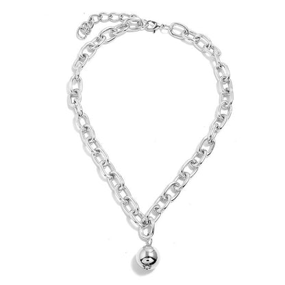 Round Ball Choker Necklace Women Statement Party Jewelry