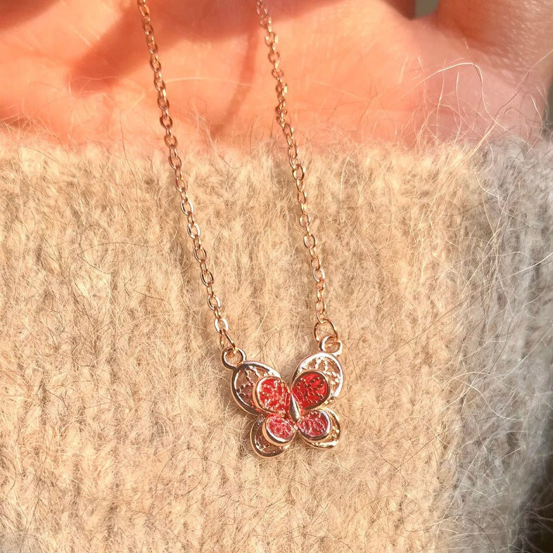 Butterfly Pendant Necklace