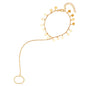 Disc Coin Pendant Layer Ankle Chain