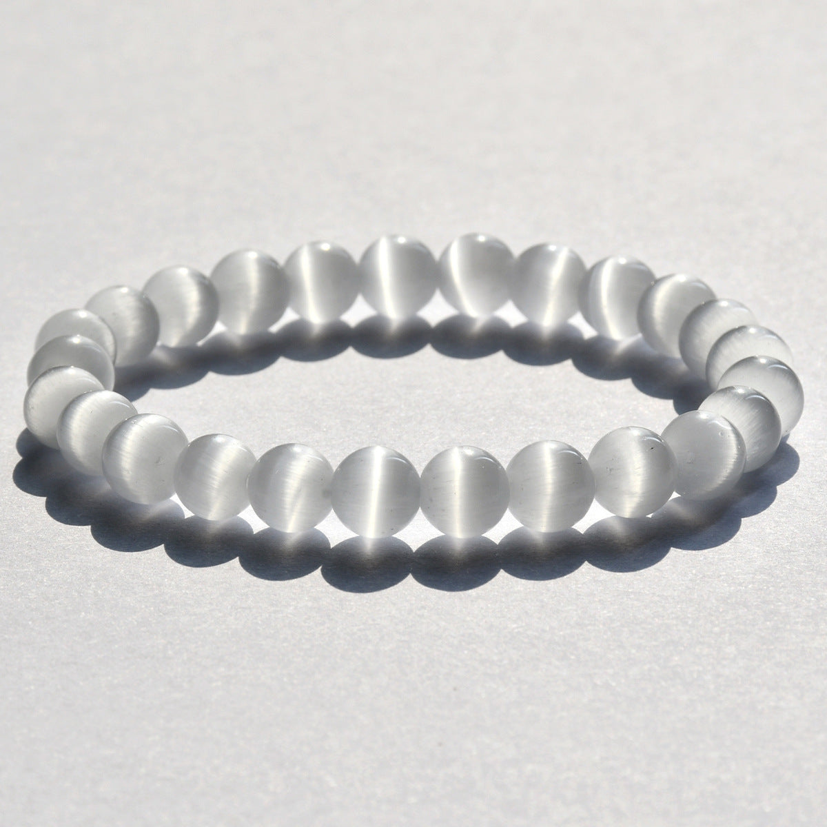 Round Natural Bead Stone Opal Bracelet
