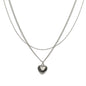 Multi-layer Chain Heart Necklace