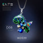 Original Cyberpunk Little Dinosaur Delicate High Design Couple Necklace