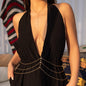 Sexy Multilayer Star Pendant Tassels Handmade Body Chain