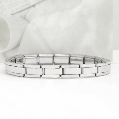 Italian Elastic Fashion Stainless Steel Green Bracelets