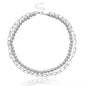 Multiple Paperclip Chain Layer Necklace