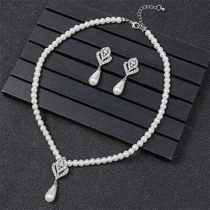 Handmade Pearl Bridal Wedding Jewelry Sets