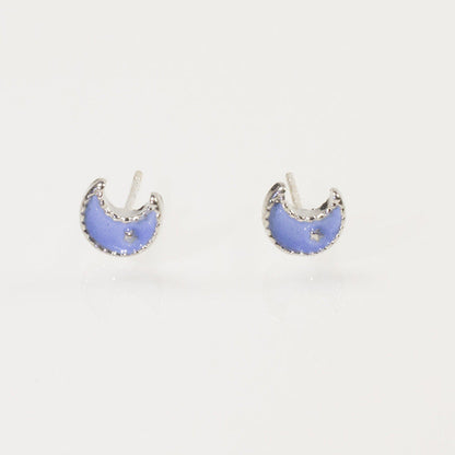 MIni Moon Stud Earring