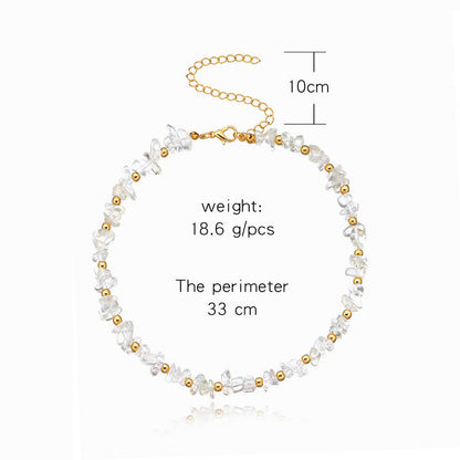 Irregular Natural Stone Beaded Necklace