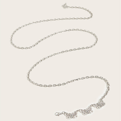 Waist Chain Belt Butterfly Metal Chain Belt