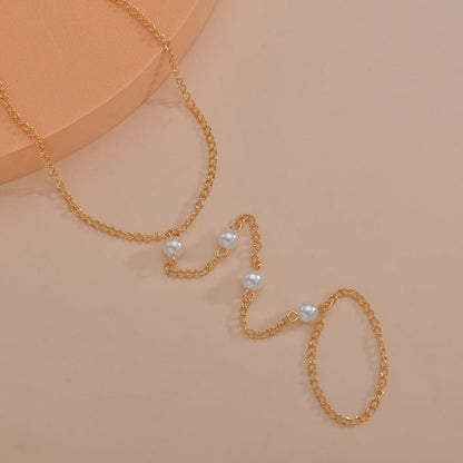 Summer Beach Style Alloy Mittens Anklet Jewelry