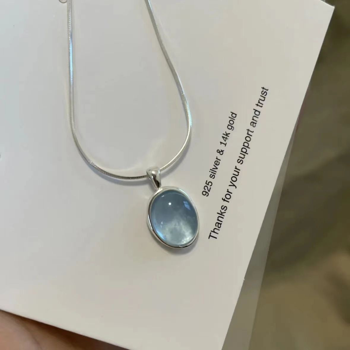 Gemstone Pendant Necklace