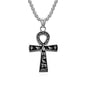 Ancient Egyptian Symbol Cross Titanium Steel Christmas Pendants
