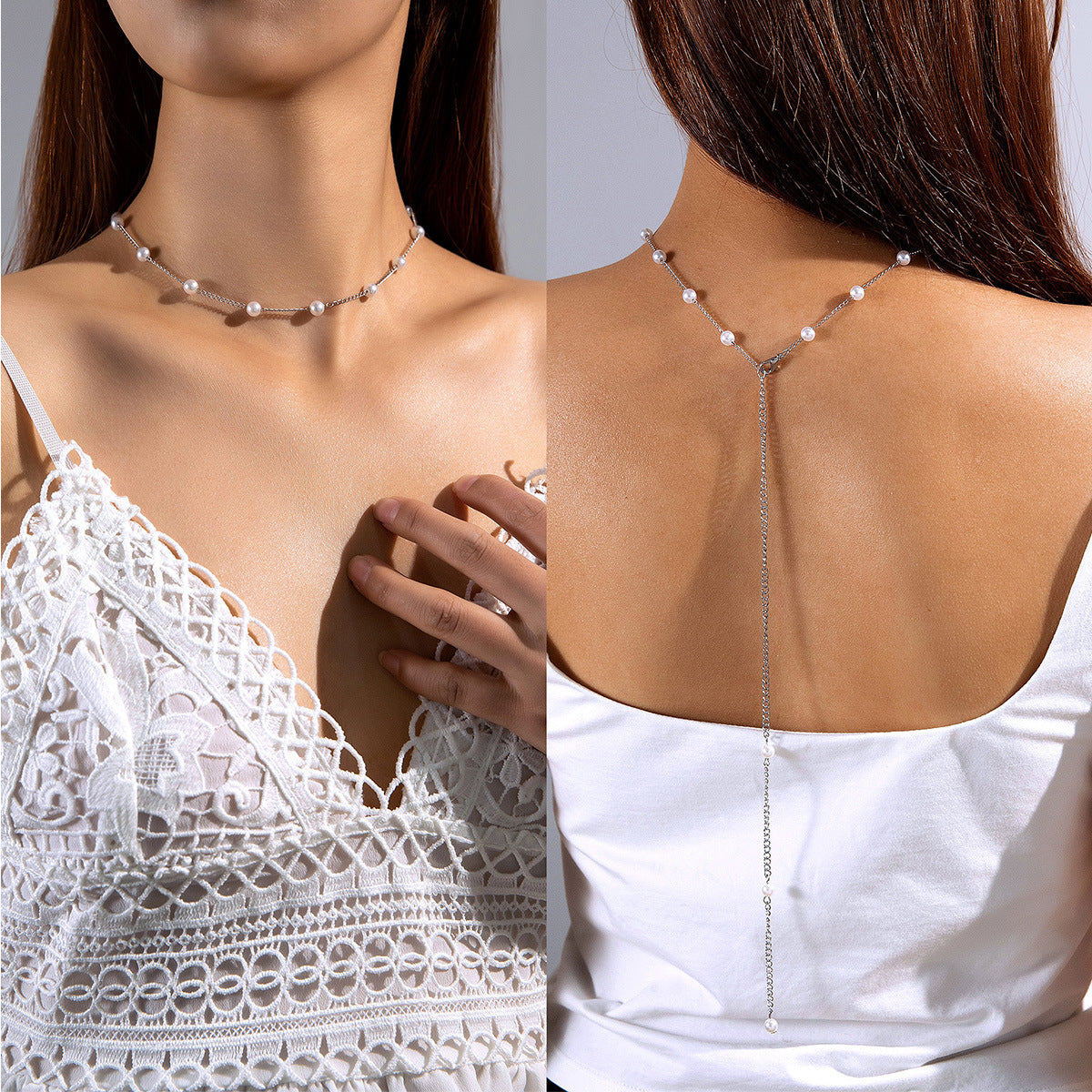 Imitation Pearl Necklace for Women