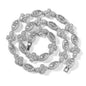 Diamond eye cross high-end feeling necklace