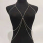Crystal Rhinestone Multi Layer Neck Body Bikini Lingerie Chain