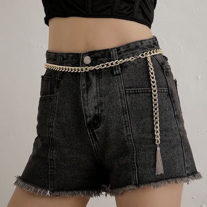 Multi Layered Tassel Fashion Chunky Waist Chain