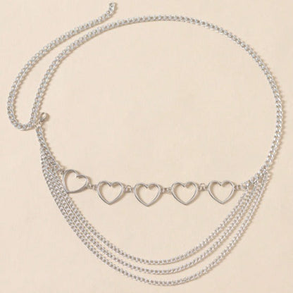Fashion Love Waist Chain Women Belt
