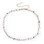 Bohemian Holiday Pearl Necklace Sweet Simple Pearl Star