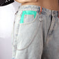 Punk Rock Layered Chain Belts Metal Keychains