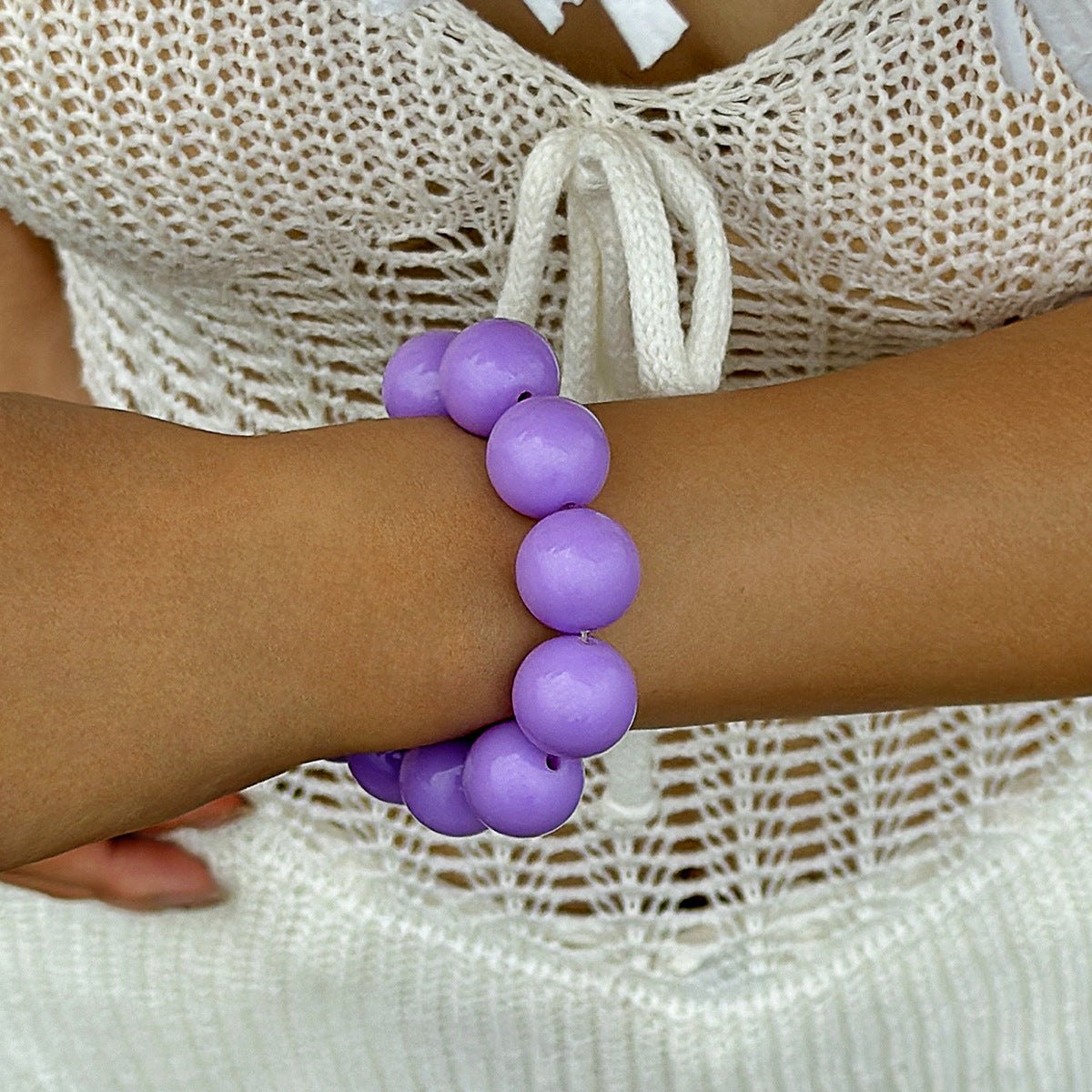 Women Elastic Bracelet Bohemian Bead