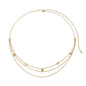 Sexy Metal Thin Body Chain Belts Sexy Simple Sequin Pendant Body Chain