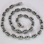 Aragogaceous pattern sapphire necklace for couples