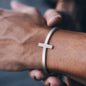 Men's Fashion Cross Hollow Double Chain Brace Bracelets