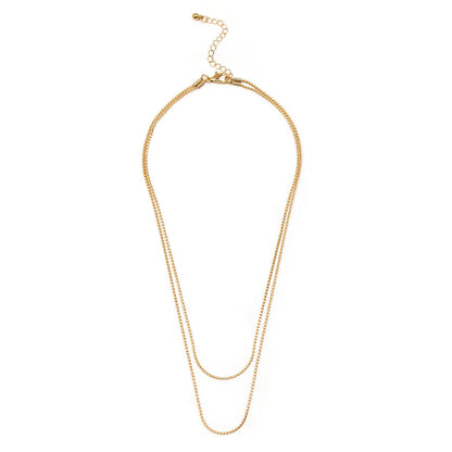 Multi-Layer Link Snake Bone Choker Necklace for Women