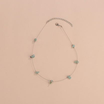 Boho Irregular Natural Stones Necklace