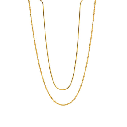 Snake Chain Choker Necklace for Women