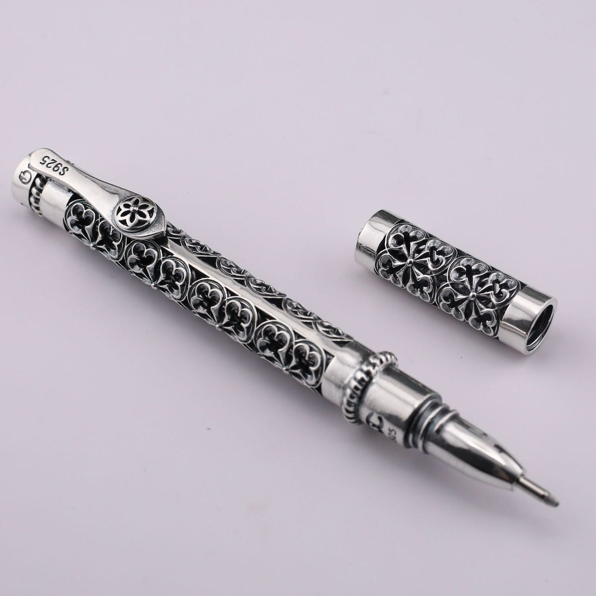 Hollow carved business signature pen