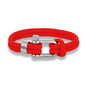 Men's Fashion Stainless Steel U-shaped Vachette Clasp Bracelets