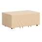 Patio Furniture Cover with Padded Handle and Click-Close Straps