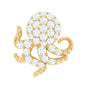 Moissanite Octopus Earring for Cartilage Piercing