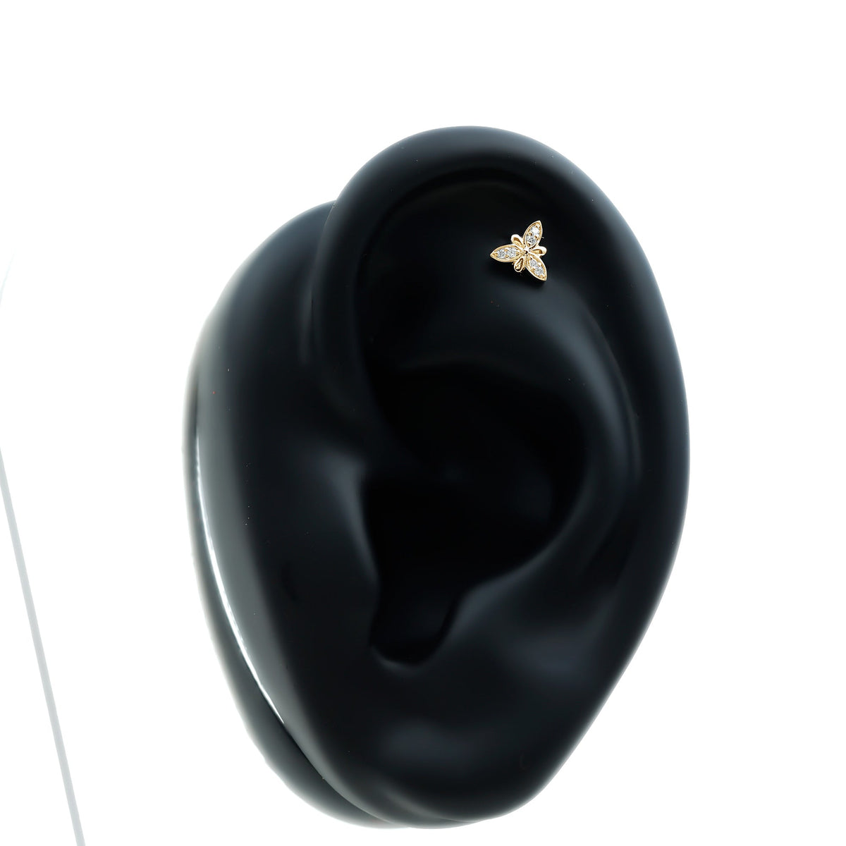 Simple Diamond Flower Nose Stud for Women