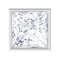 Princess Cut Diamond Conch Earring in Bezel Setting