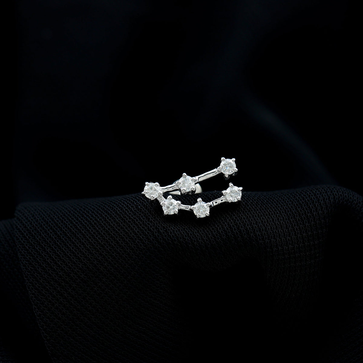 Diamond Capricorn Constellation Helix Piercing Earring
