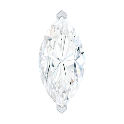 Minimalist Marquise Moissanite Tragus Earring