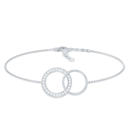 Diamond Eternity Chain Bracelet For Women