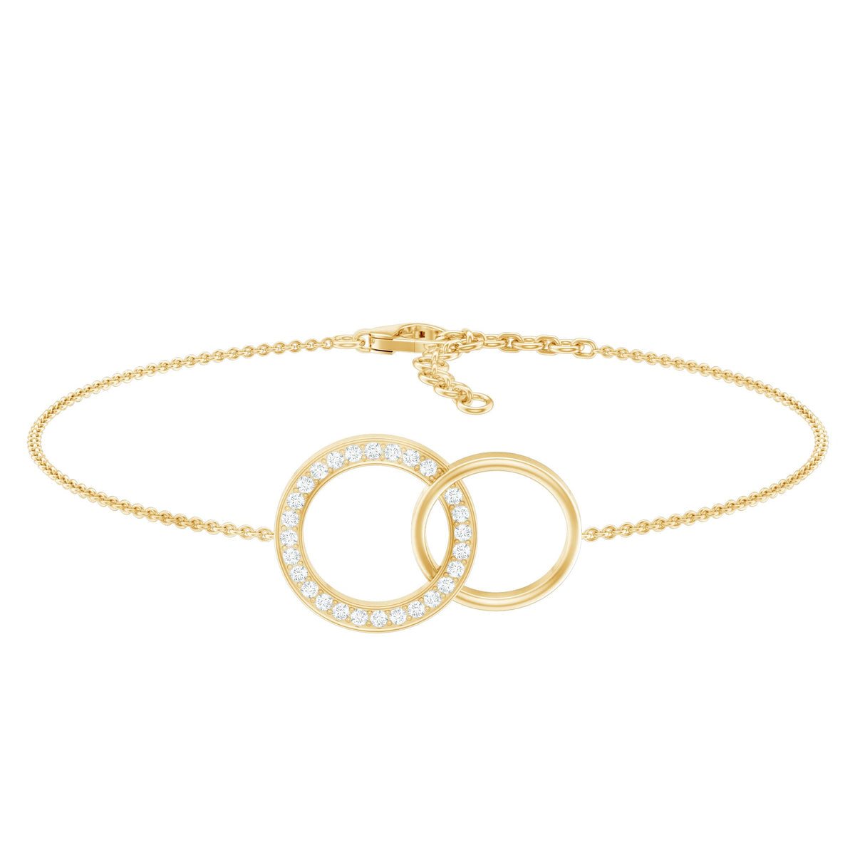 Diamond Eternity Chain Bracelet For Women