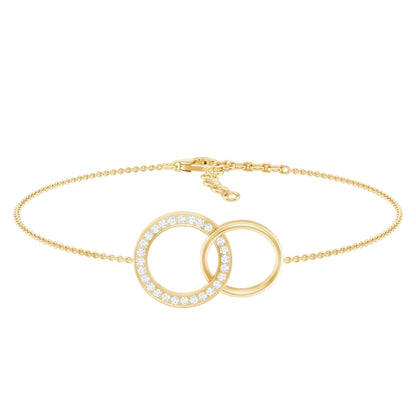Diamond Eternity Chain Bracelet For Women